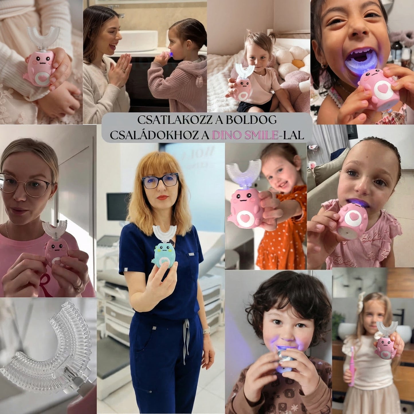 DinoSmile™ – Fogorvosok által ajánlott szónikus fogkefe